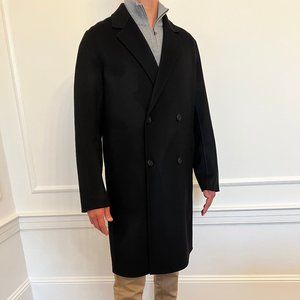 Theory Double-Breasted Coat in Double-Face Wool-Cashmere